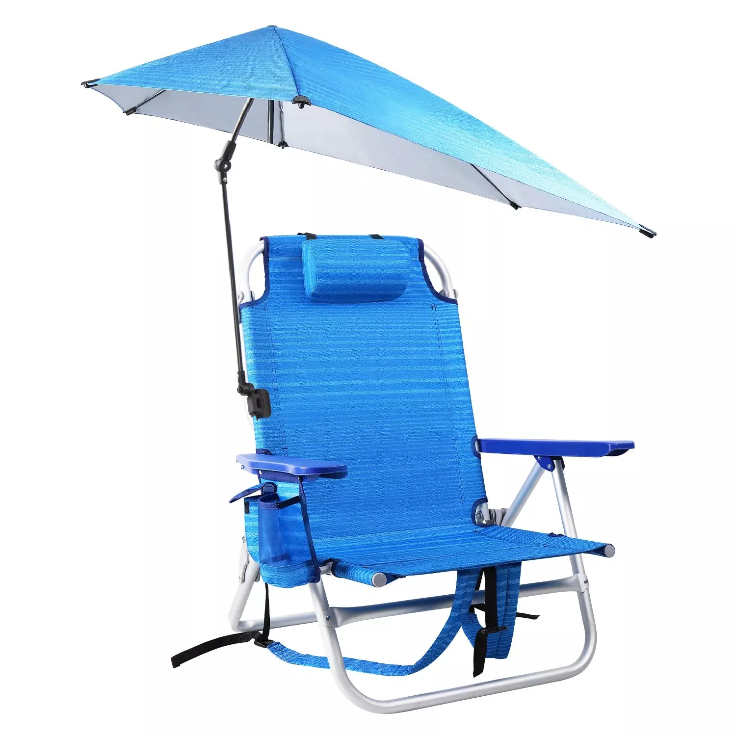 BOSSIN Backpack Beach Chair with Umbrella for Adults - Image 8