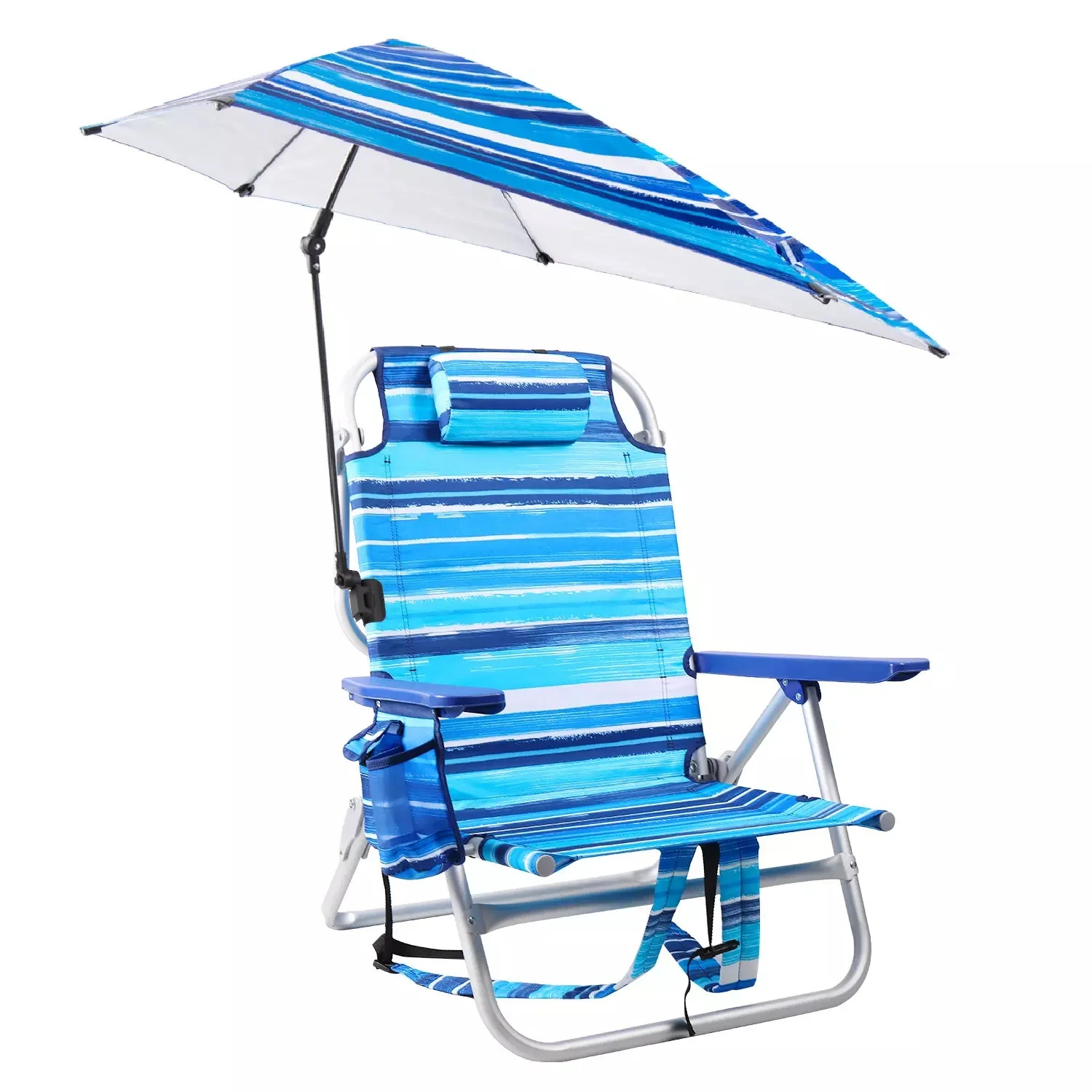 BOSSIN Backpack Beach Chair with Umbrella for Adults - Image 9