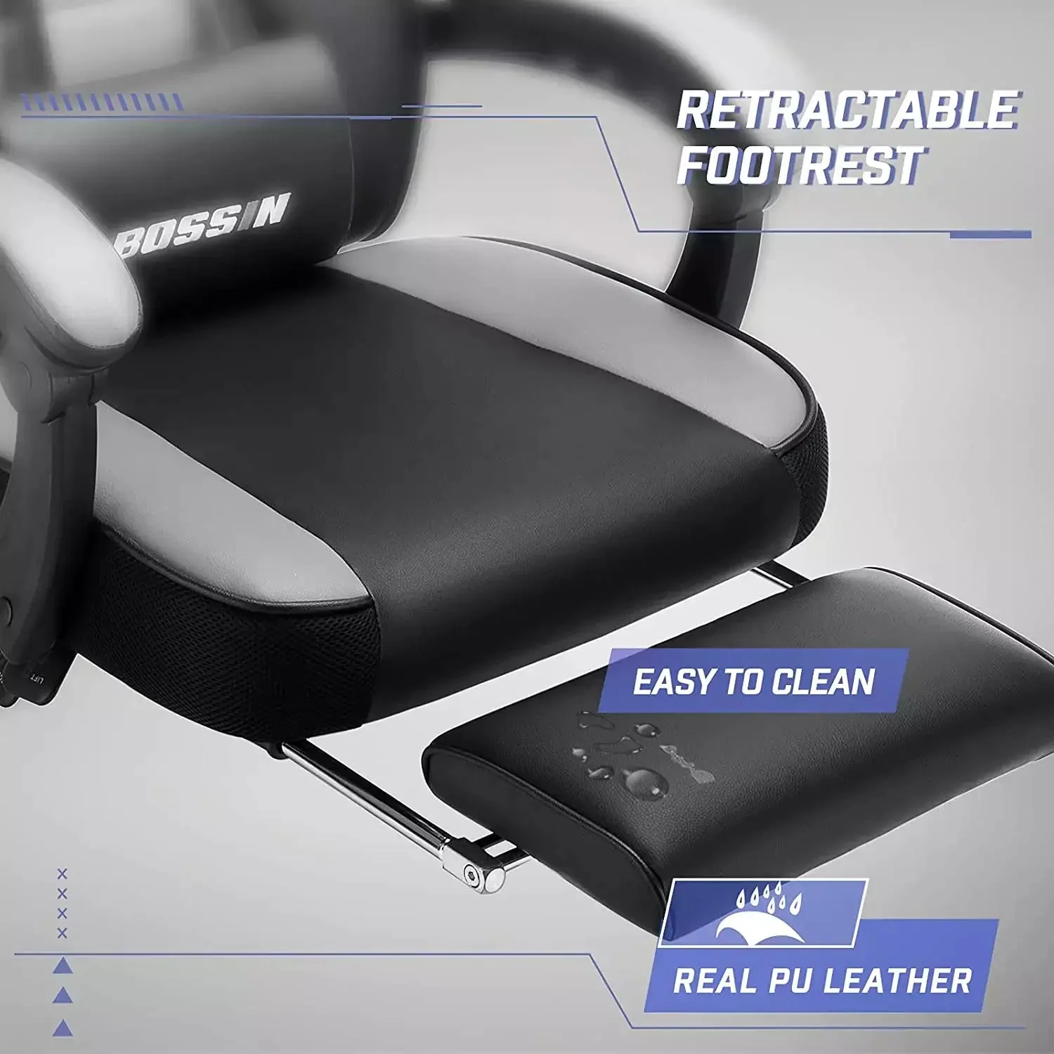BOSSIN Big and Tall Heavy Duty PC Gaming Chair, Design for Big Guy BGC01 - Image 14