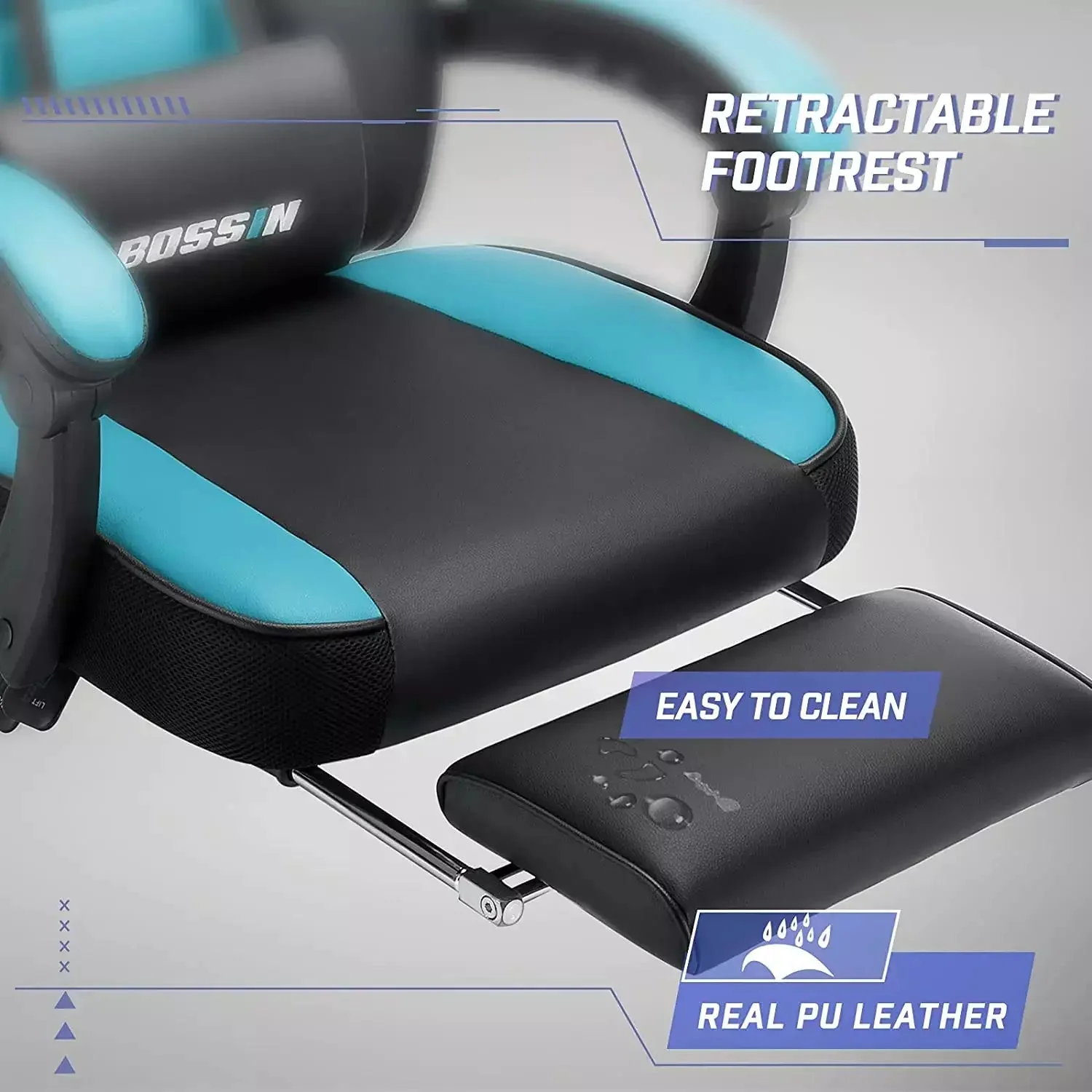 BOSSIN Big and Tall Heavy Duty PC Gaming Chair, Design for Big Guy BGC01 - Image 30