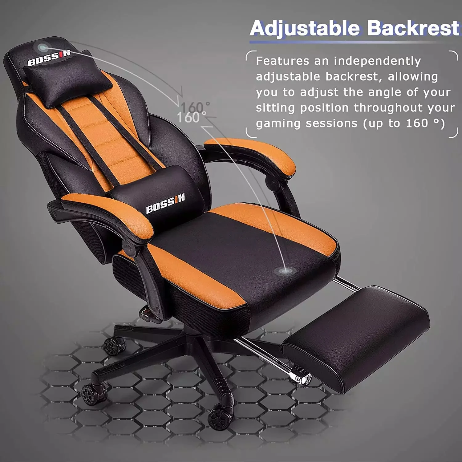 BOSSIN Big and Tall Heavy Duty PC Gaming Chair, Design for Big Guy BGC01 - Image 52