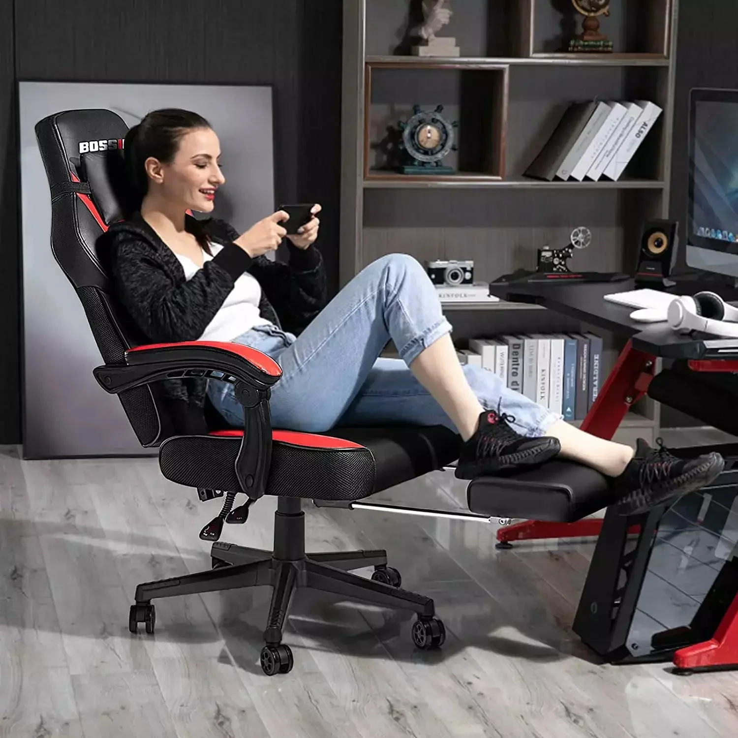BOSSIN Big and Tall Heavy Duty PC Gaming Chair, Design for Big Guy BGC01 - Image 7