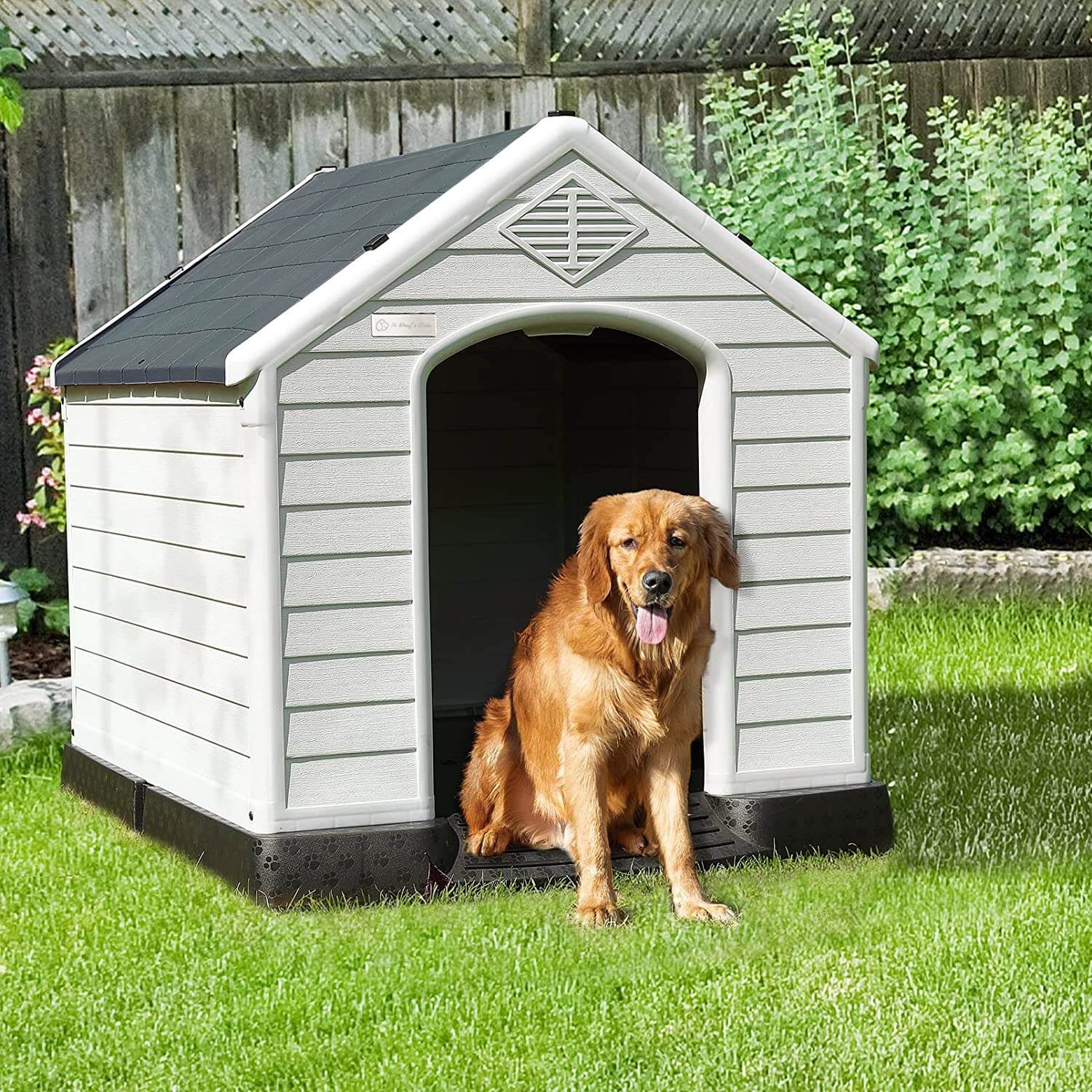 Vitesse Indoor/Outdoor Durable Dog House with Air Vents and Elevated Floor - Image 12