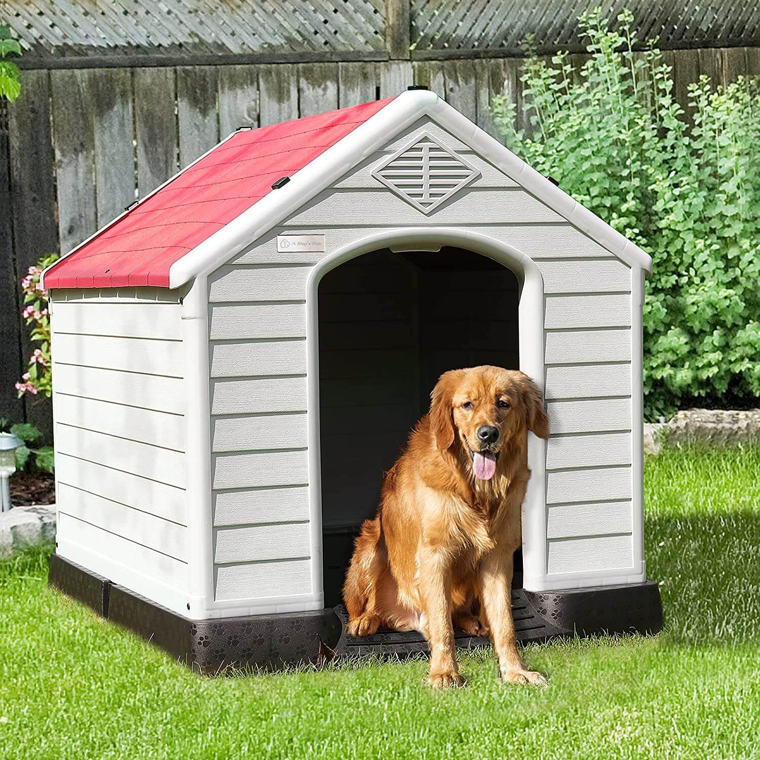 Vitesse Indoor/Outdoor Durable Dog House with Air Vents and Elevated Floor - Image 21