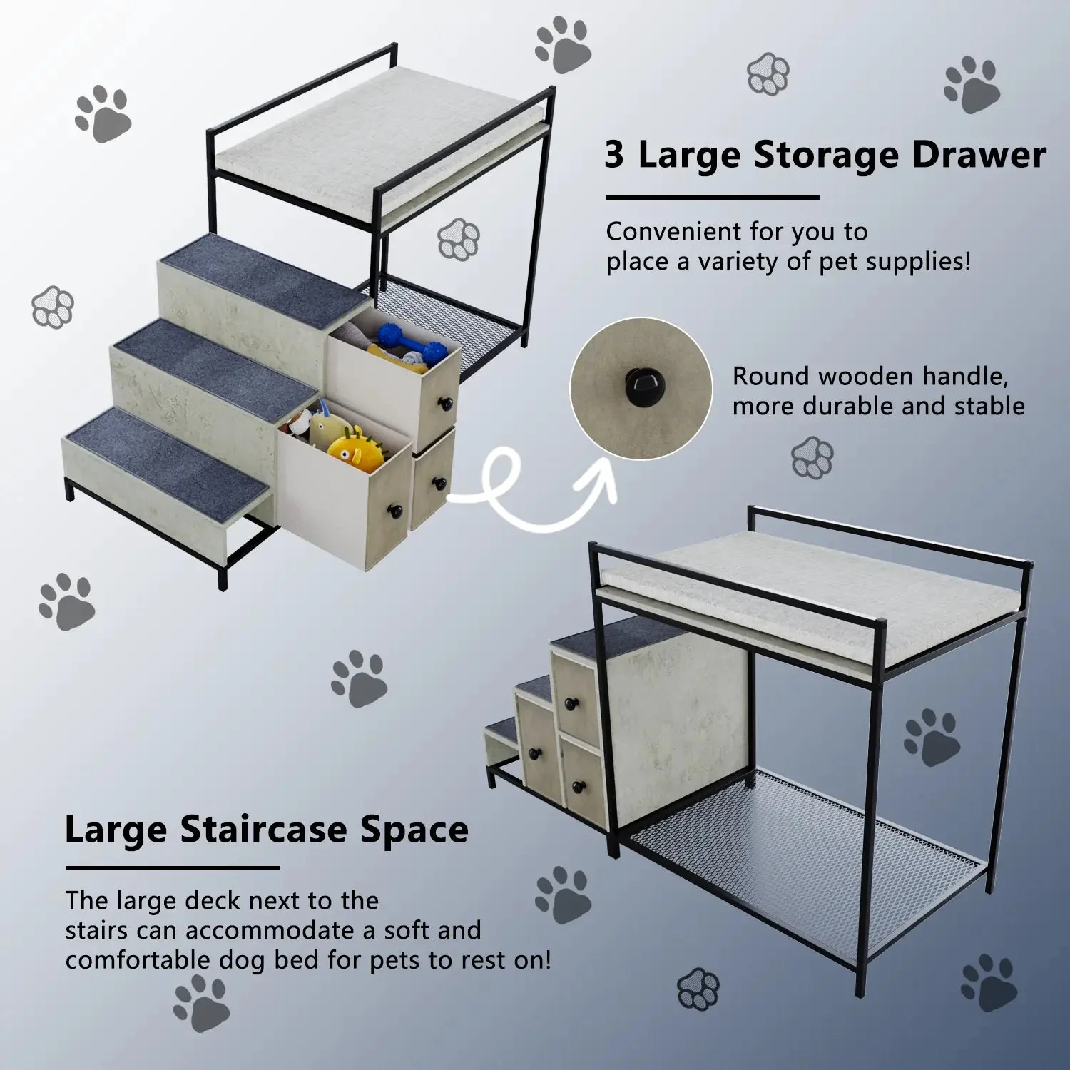 BOSSIN Pet Window Perch with Stairs - Image 5