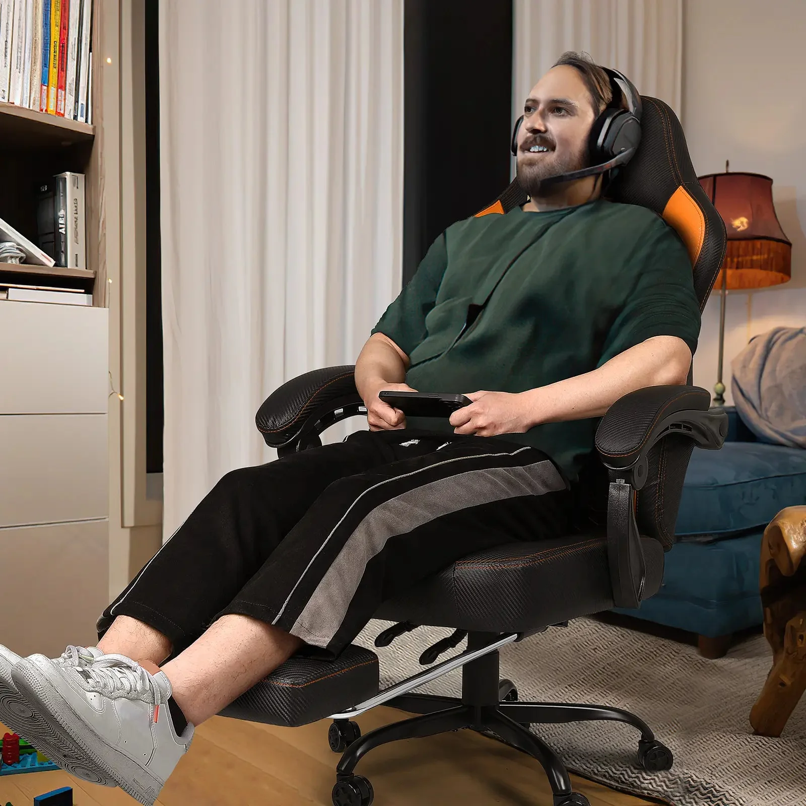 LEMBERI Big and Tall Gaming Chair 400lb Capacity,Gamer Chairs for Adults LGC02 - Image 23