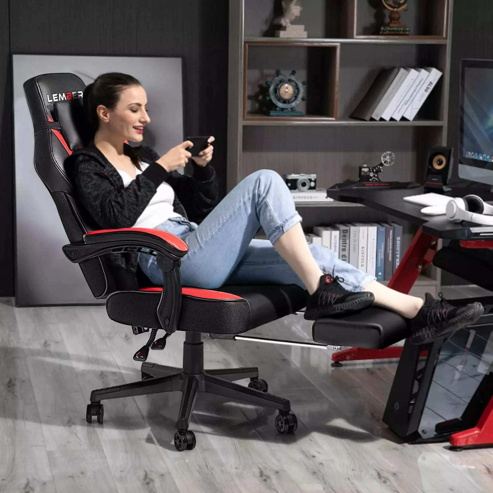 LEMBERI Big and Tall Heavy Duty PC Gaming Chair, Design for Big Guy LGC01 - Image 10