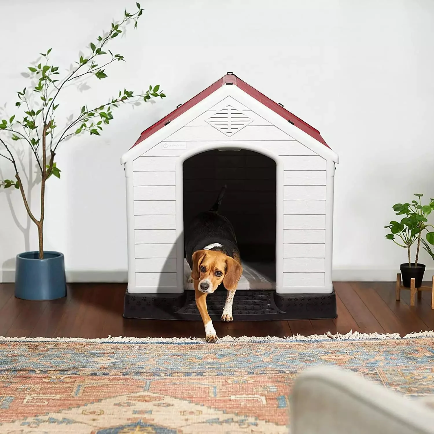 LEMBERI Indoor/Outdoor Durable Dog House with Air Vents and Elevated Floor DH01 - Image 18