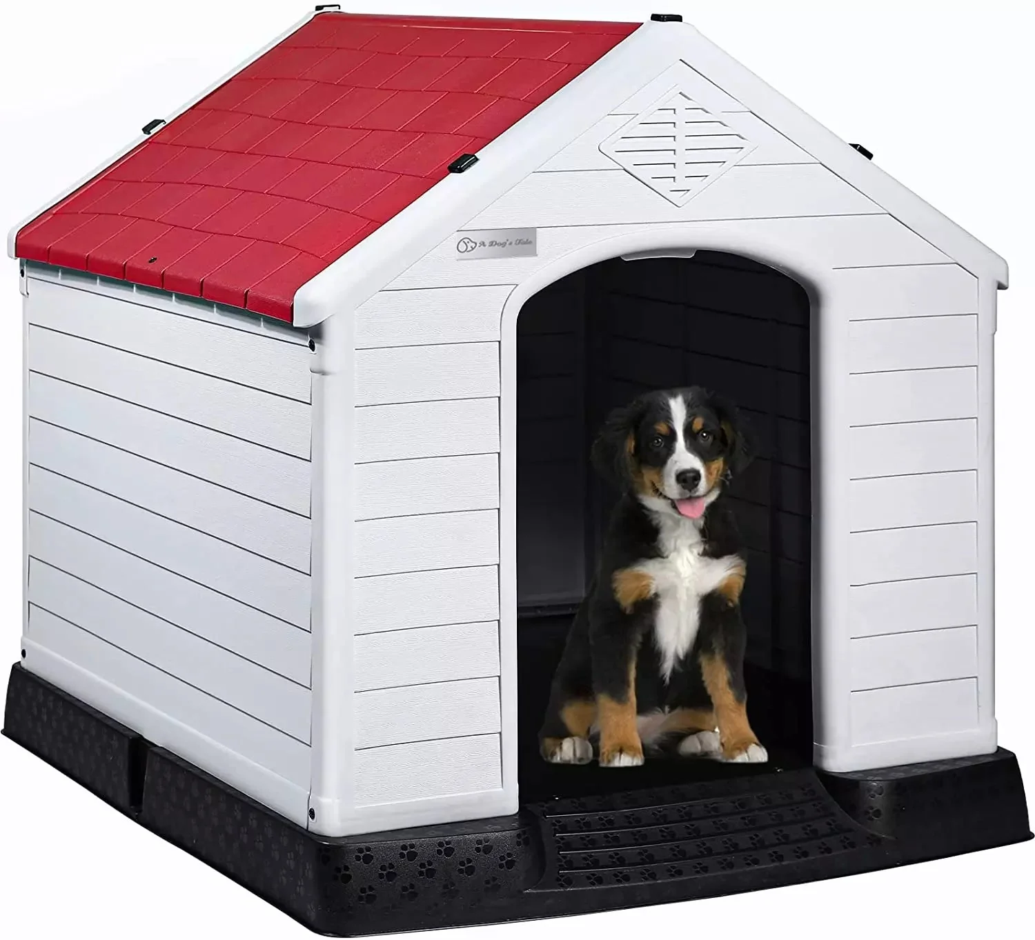 LEMBERI Indoor/Outdoor Durable Dog House with Air Vents and Elevated Floor DH01 - Image 24