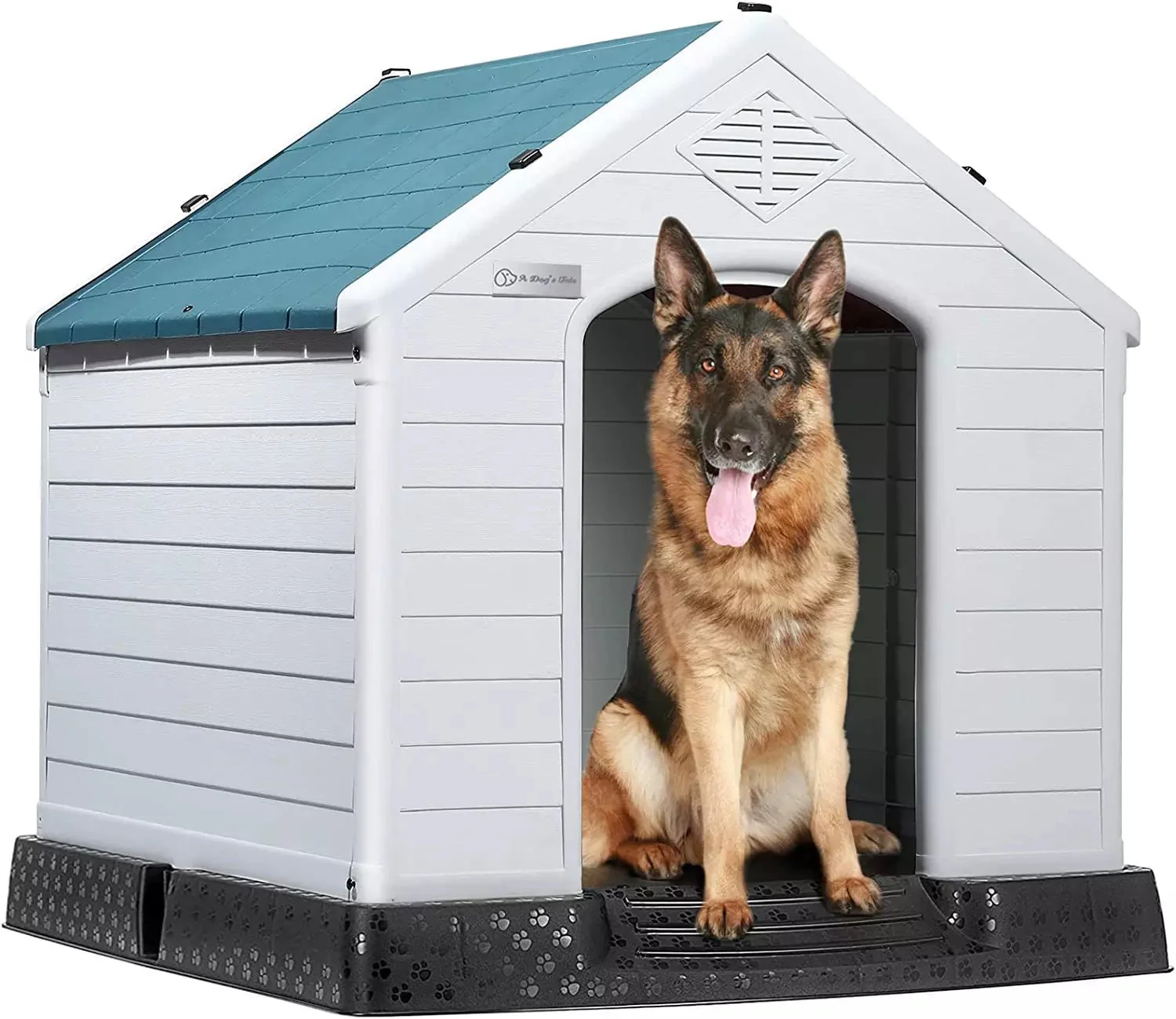 LEMBERI Indoor/Outdoor Durable Dog House with Air Vents and Elevated Floor DH01 - Image 25