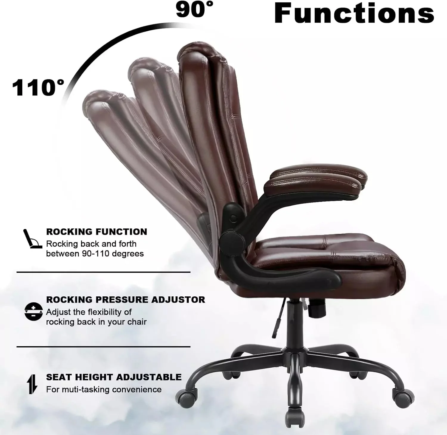 OFIKA Big and Tall Office Chair Computer Desk Chair OFC02 - Image 10