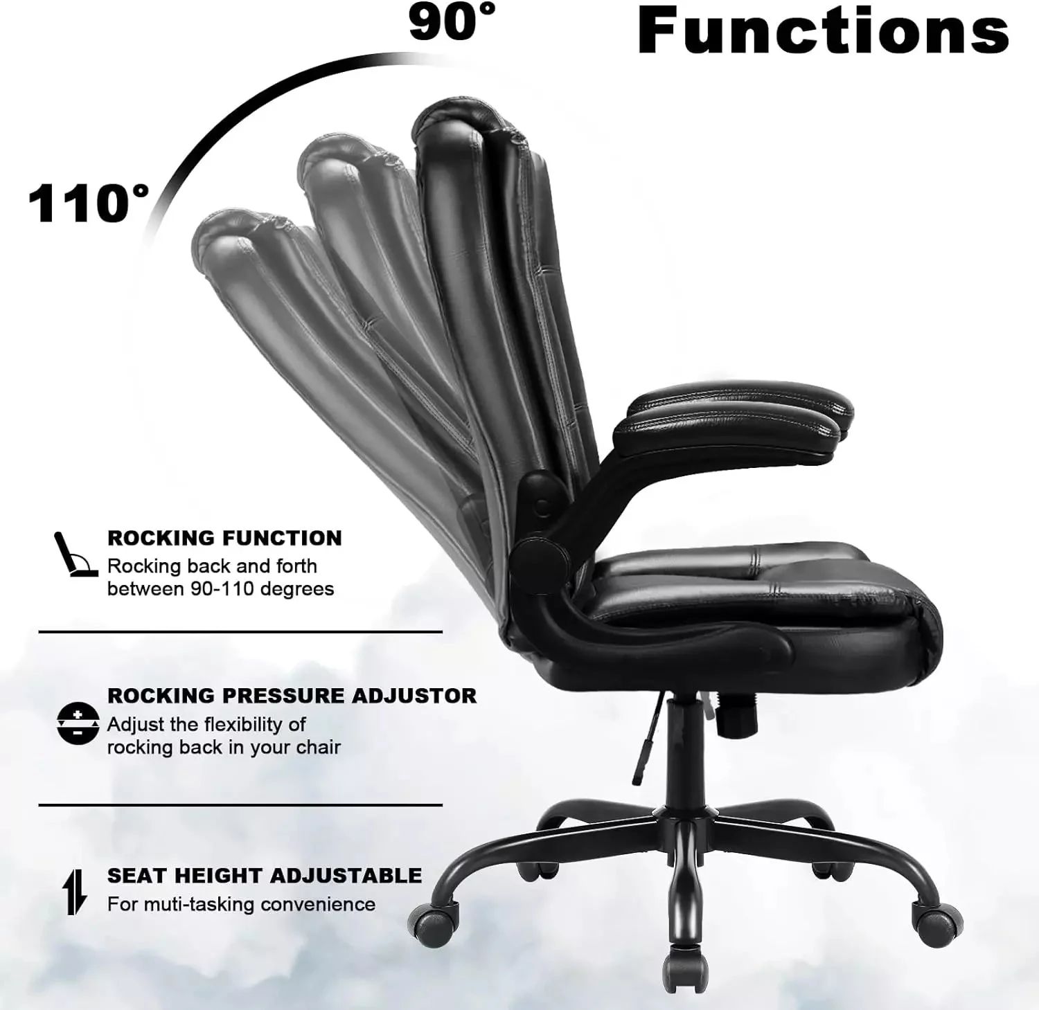 OFIKA Big and Tall Office Chair Computer Desk Chair OFC02 - Image 3