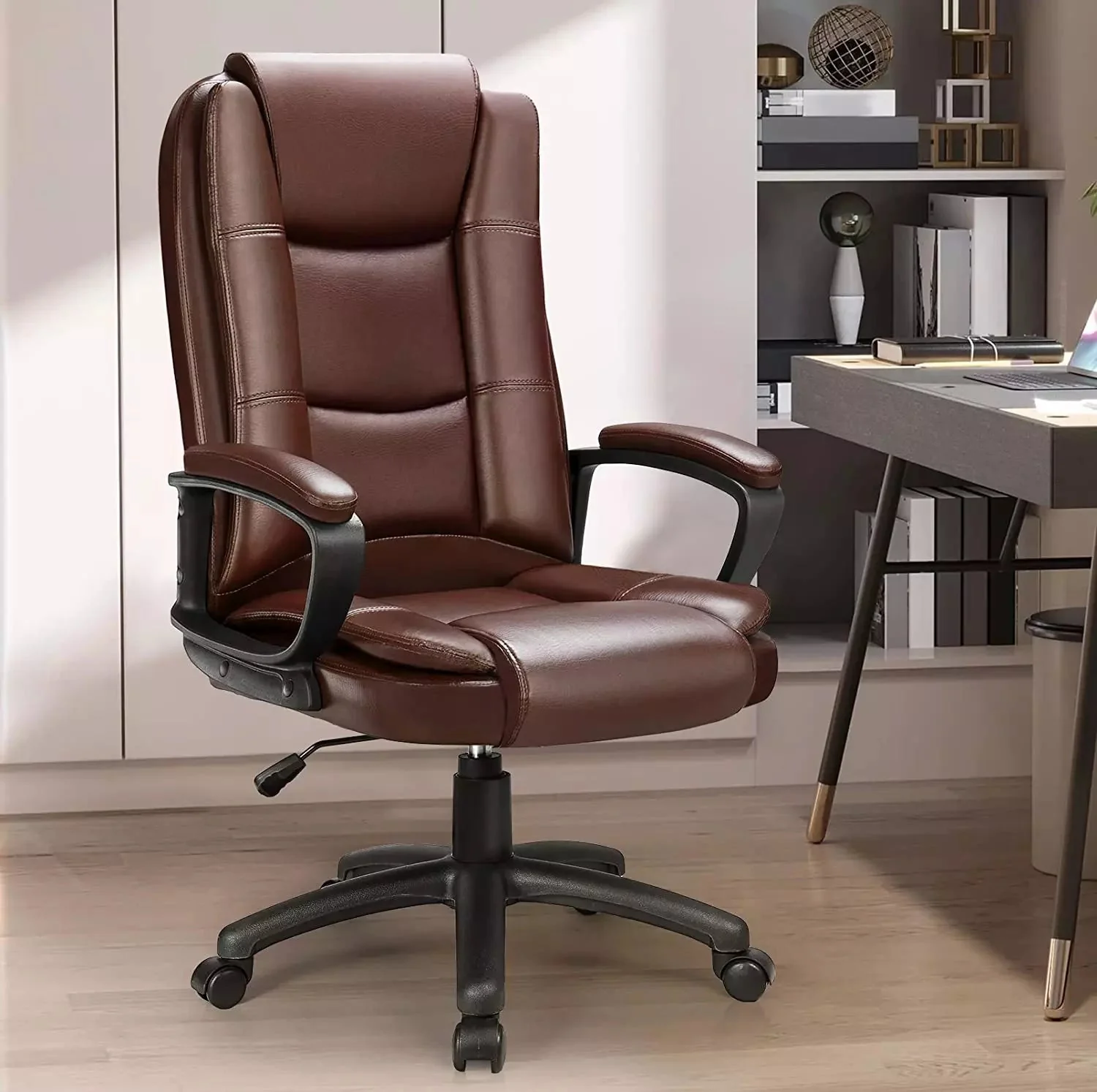 OFIKA High Back Heavy Duty Executive Leather Office Chair, 400LBS 8Hours, OFC01 - Image 10