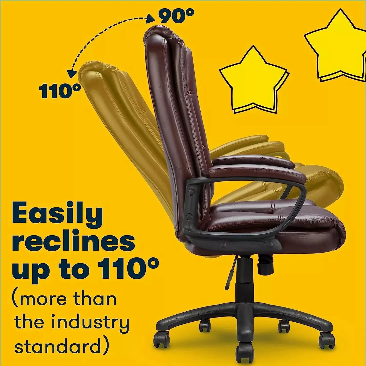 OFIKA High Back Heavy Duty Executive Leather Office Chair, 400LBS 8Hours, OFC01 - Image 13