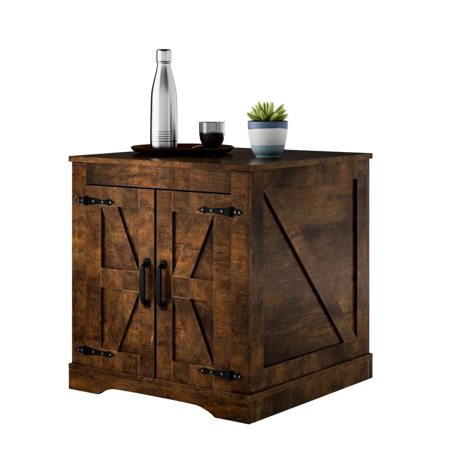 VITESSE 24" Large Sofa Side Table with Charging Station - Image 21