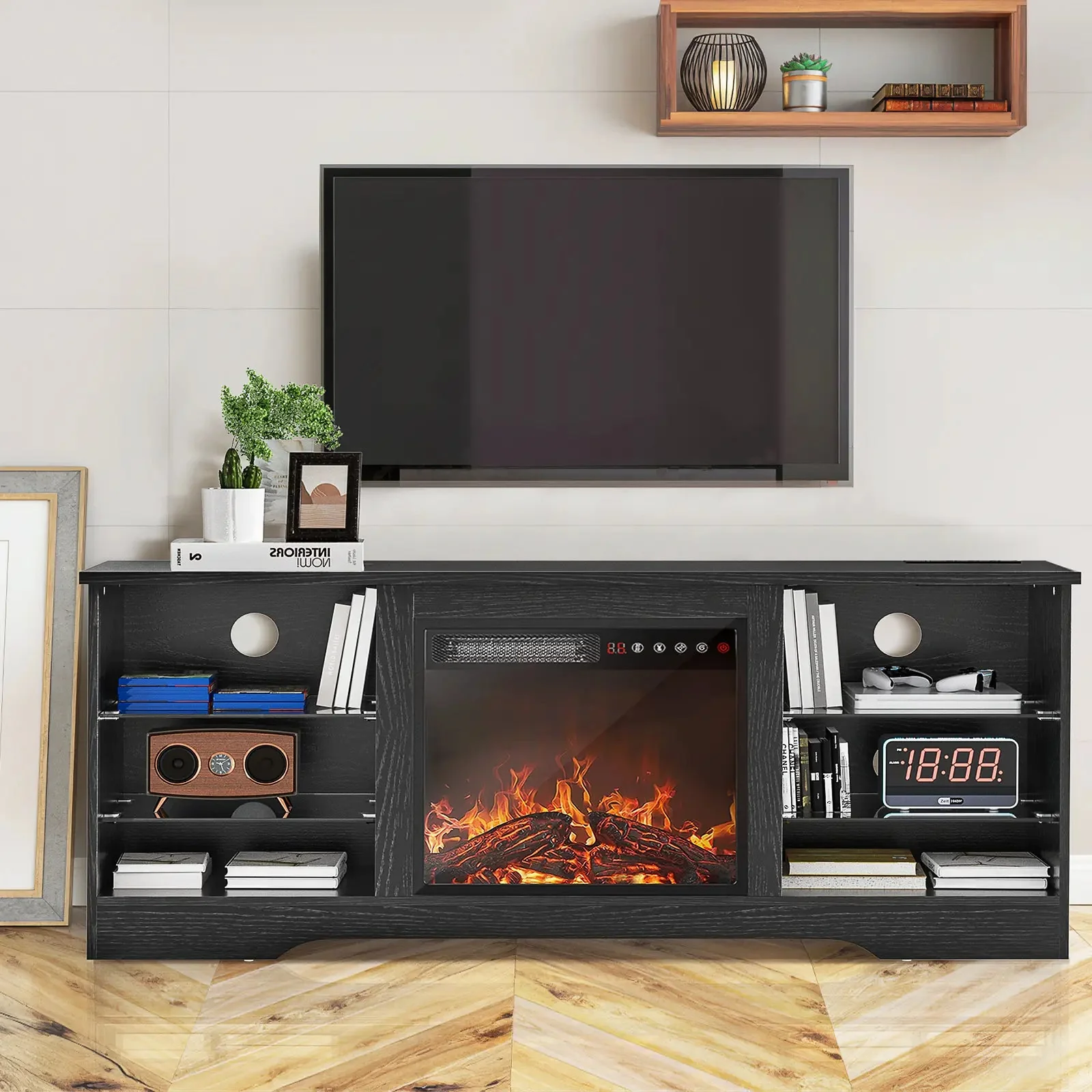 Vitesse 58 Inches Fireplace TV Stand with 18''Fireplace - Image 30