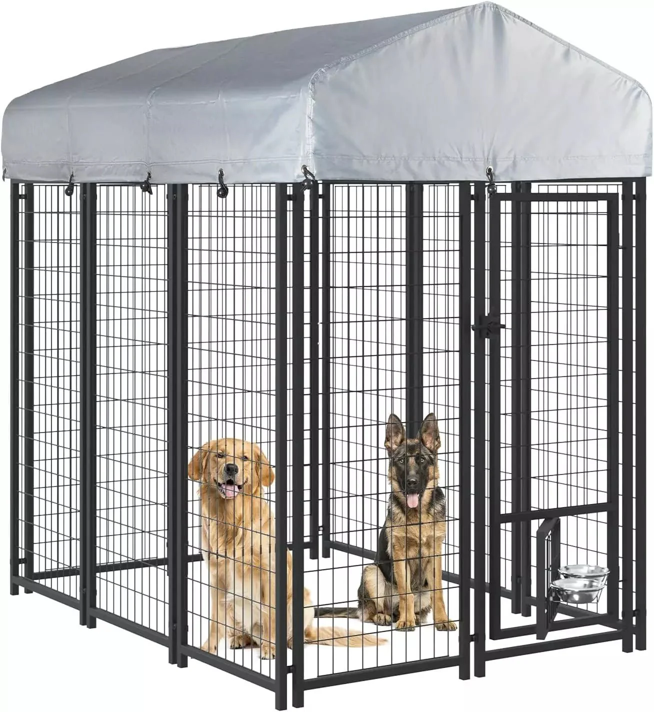 VITESSE 8x4x6 FT Outdoor Dog Kennel for Large Dogs - Image 7