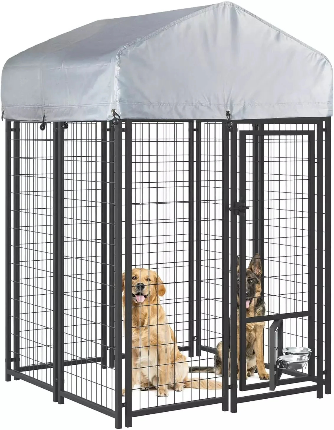 VITESSE 8x4x6 FT Outdoor Dog Kennel for Large Dogs - Image 8