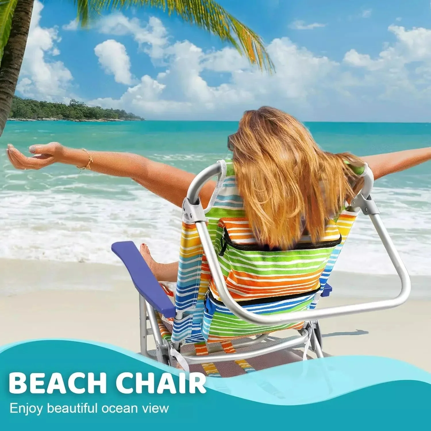 Bossin Backpack Beach Chairs for Adults,Camping Chairs - Image 18
