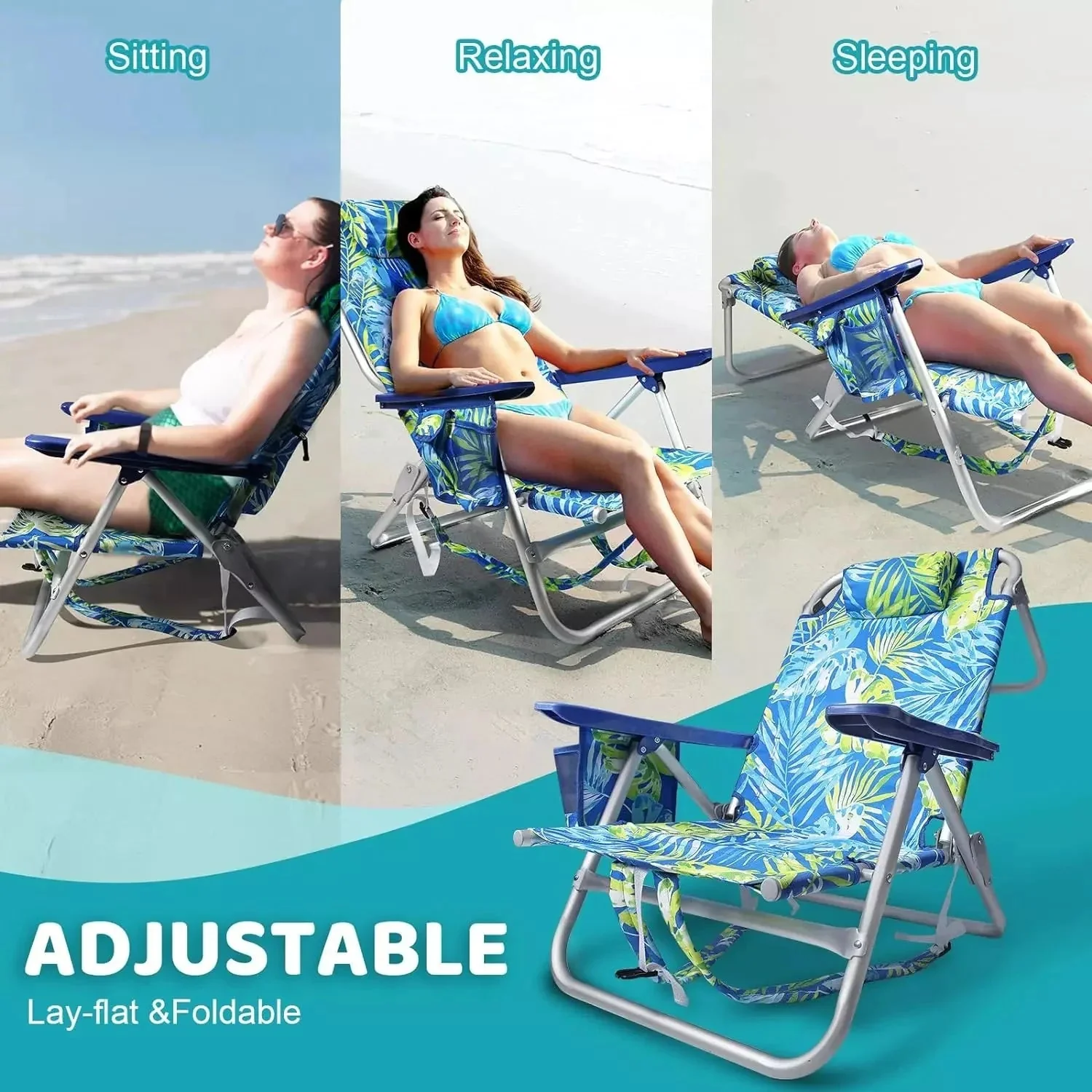 Bossin Backpack Beach Chairs for Adults,Camping Chairs - Image 28