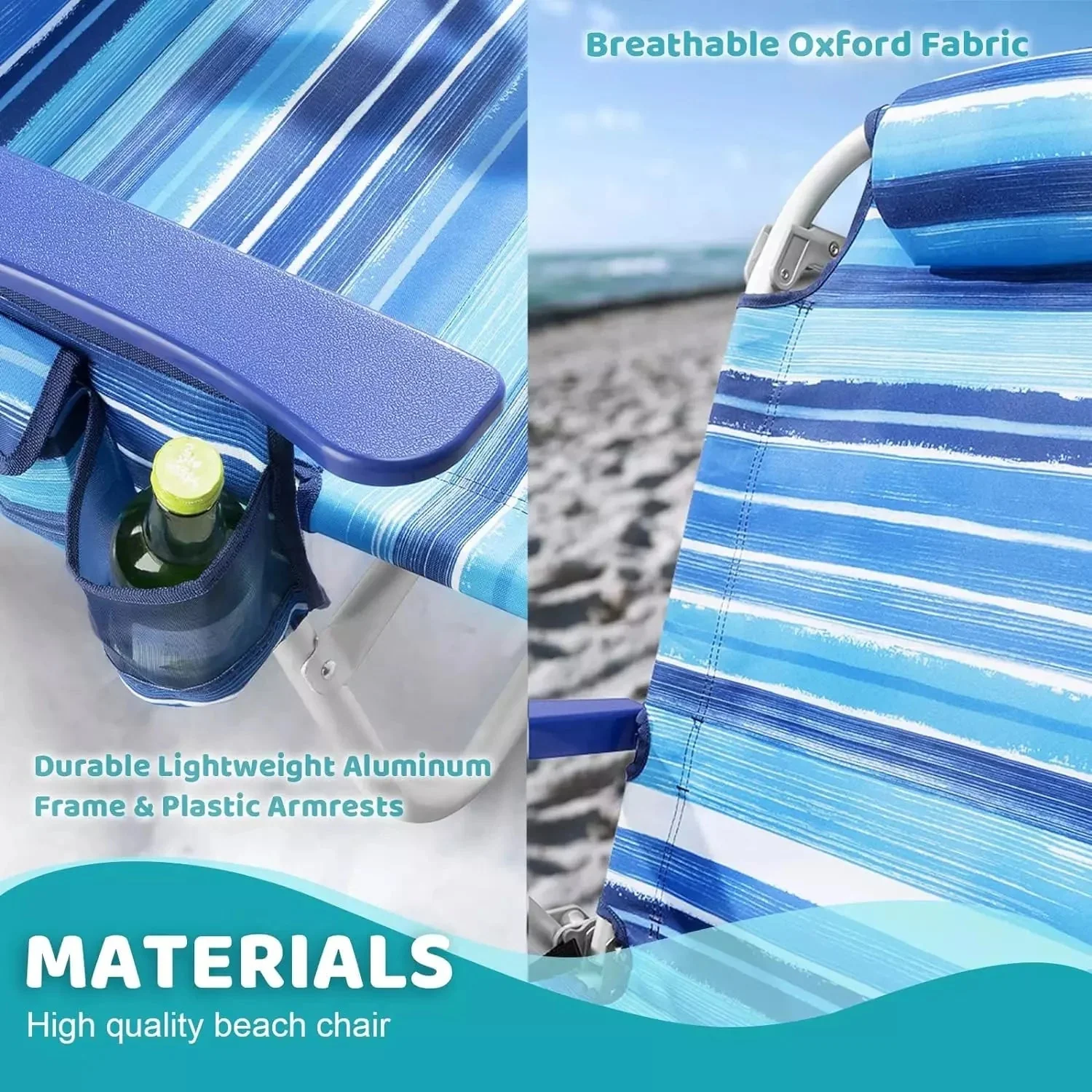 Bossin Backpack Beach Chairs for Adults,Camping Chairs - Image 6