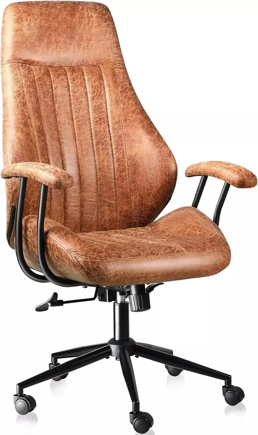 VITESSE Ergonomic Home Office Desk Chair Modern Leather Computer Chair - Image 7