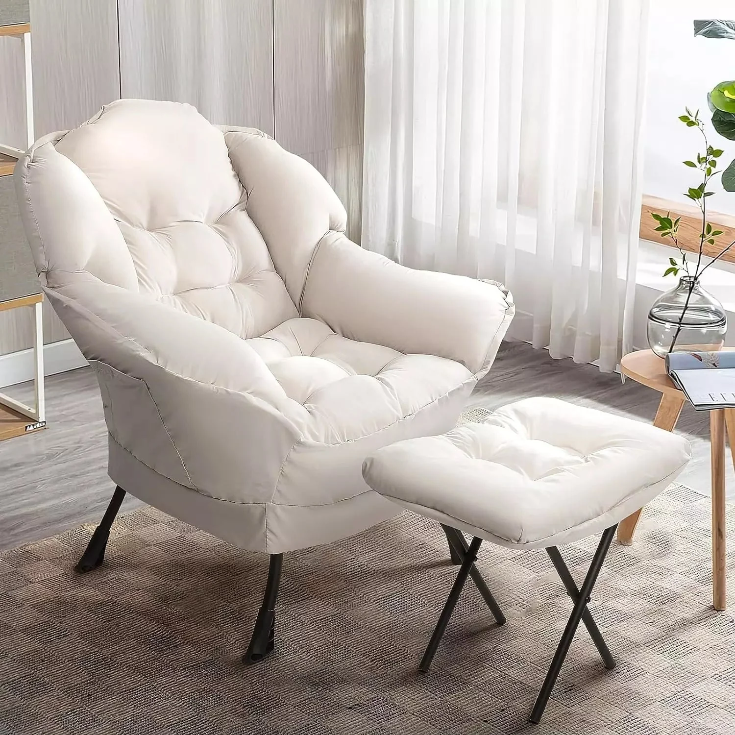 Vitesse Fabric Lazy Chair,Modern Comfortable Soft Sofa for Adults - Image 22