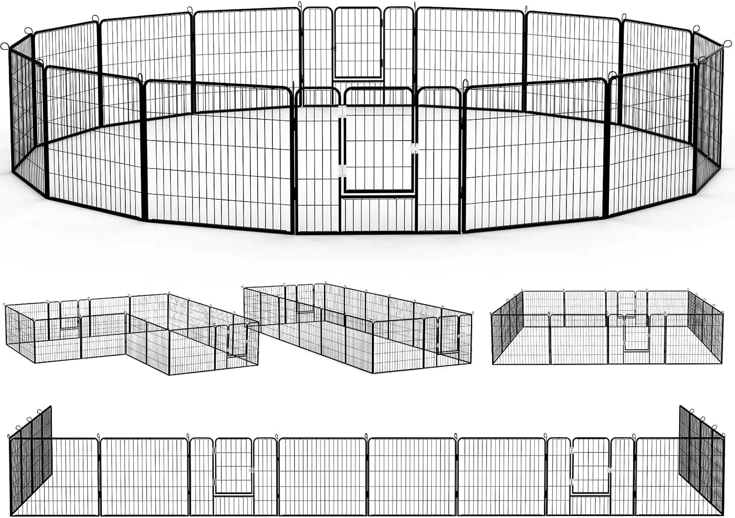 Waleaf Heavy Duty Metal Dog Playpen for Outdoor - Image 22