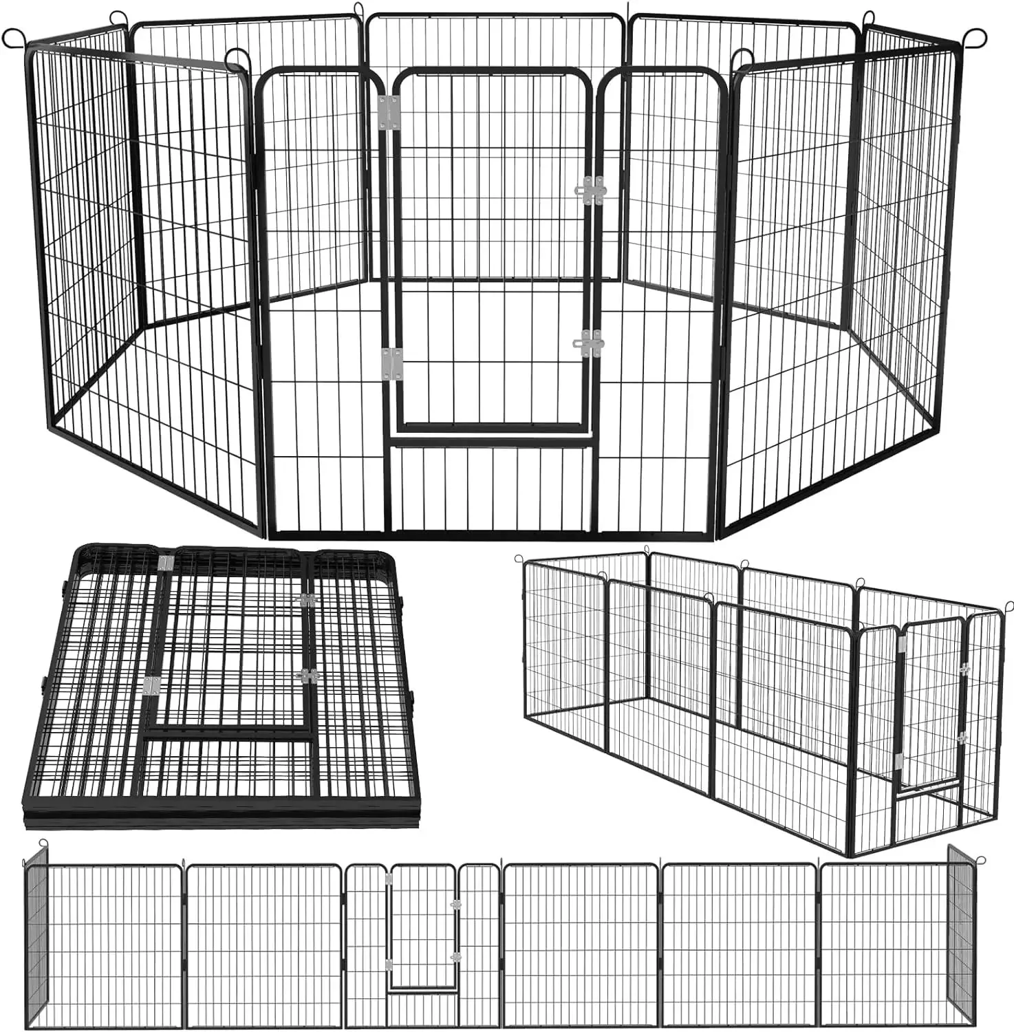 Waleaf Heavy Duty Metal Dog Playpen for Outdoor - Image 29