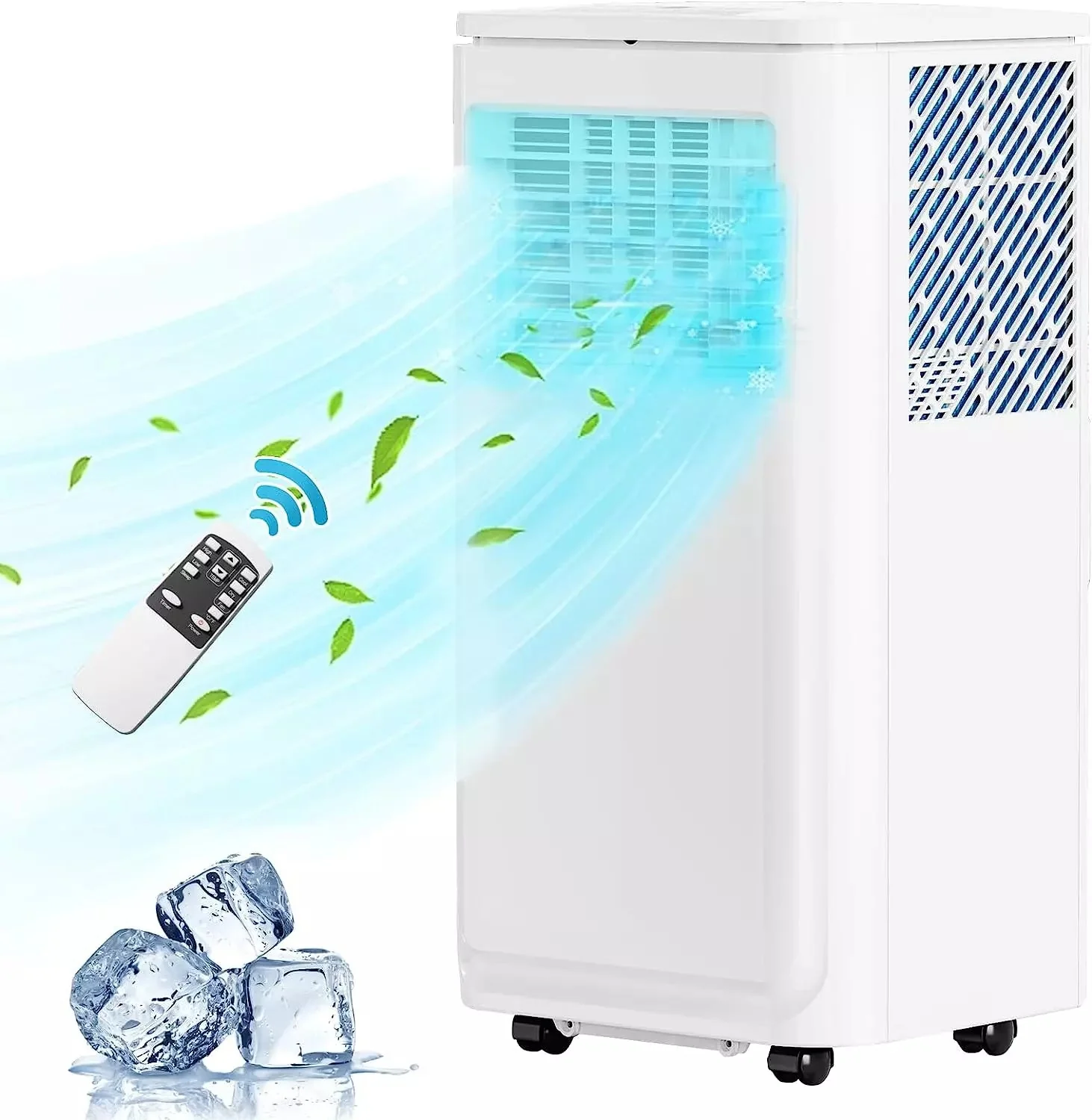 Vitesse Portable Air Conditioners with Remote Control,3 in 1 Compact Cooling Unit up to 350 Sq,White - Image 9