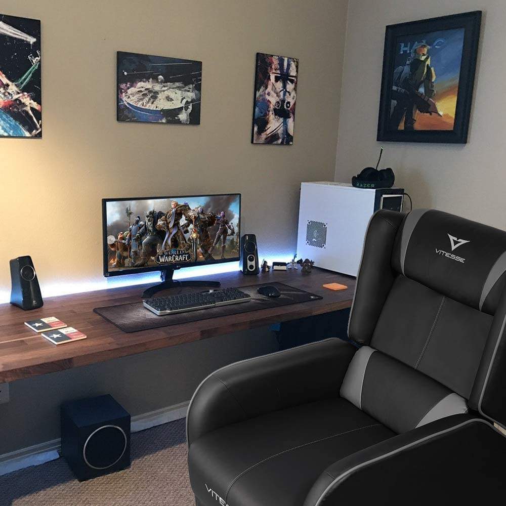 VITESSE Racing Style Single Gaming Recliner & Sofa, Theater Seat VGR02 - Image 9
