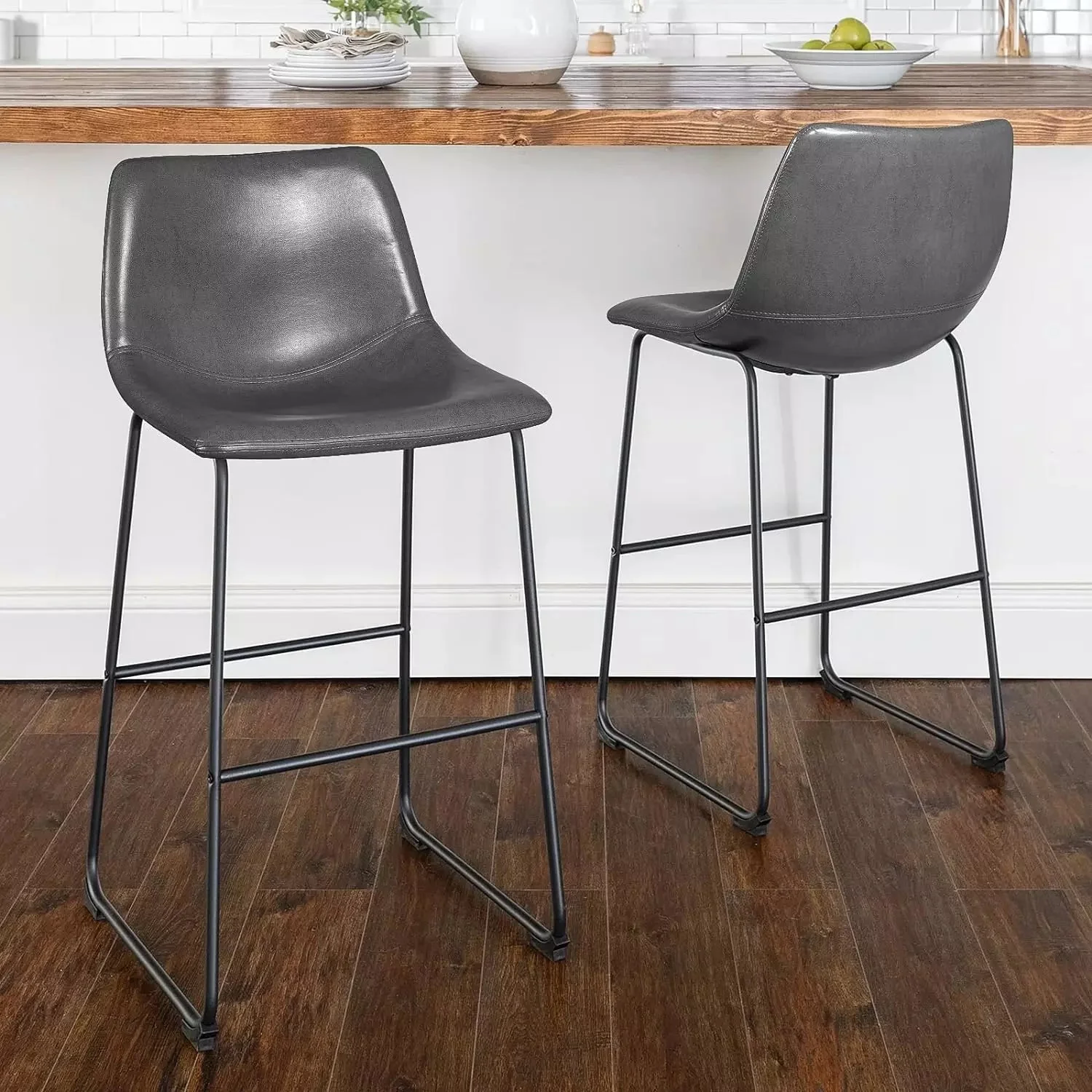 Vitesse Bar Stools ,Counter Height Bar Stools with Back - Image 10