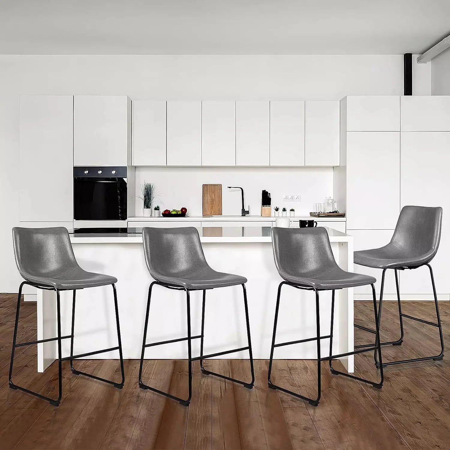 Vitesse Bar Stools ,Counter Height Bar Stools with Back - Image 18