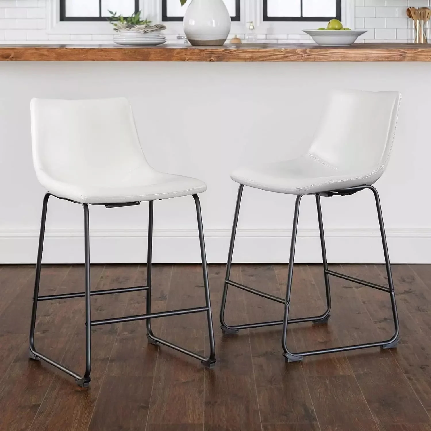 Vitesse Bar Stools ,Counter Height Bar Stools with Back - Image 7