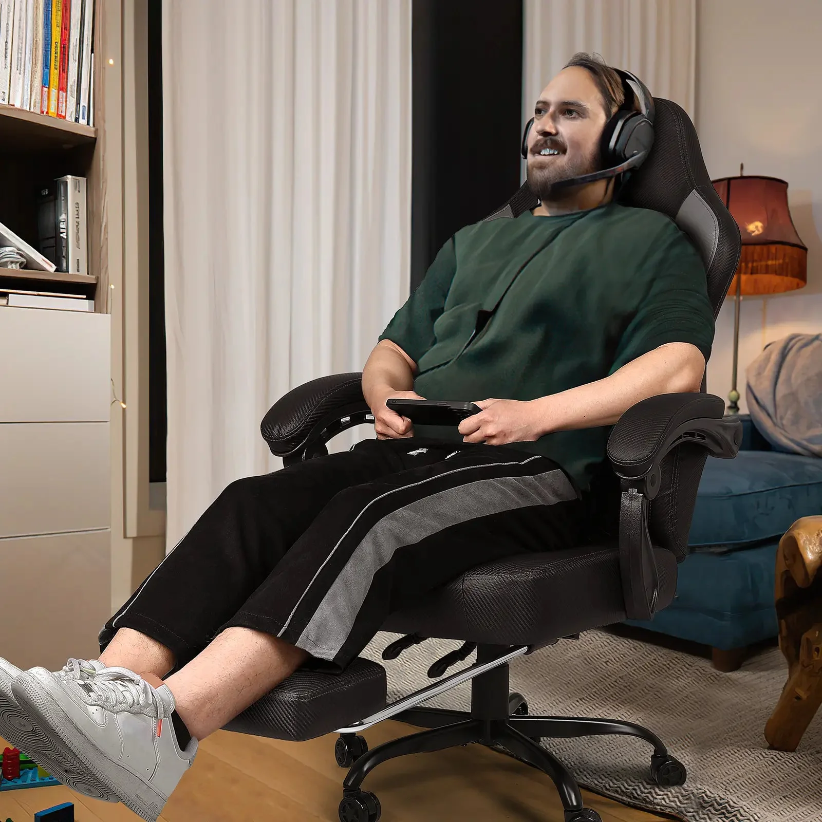 BOSSIN Big and Tall Gaming Chair 400lb Capacity,Gamer Chairs for Adults - Image 9