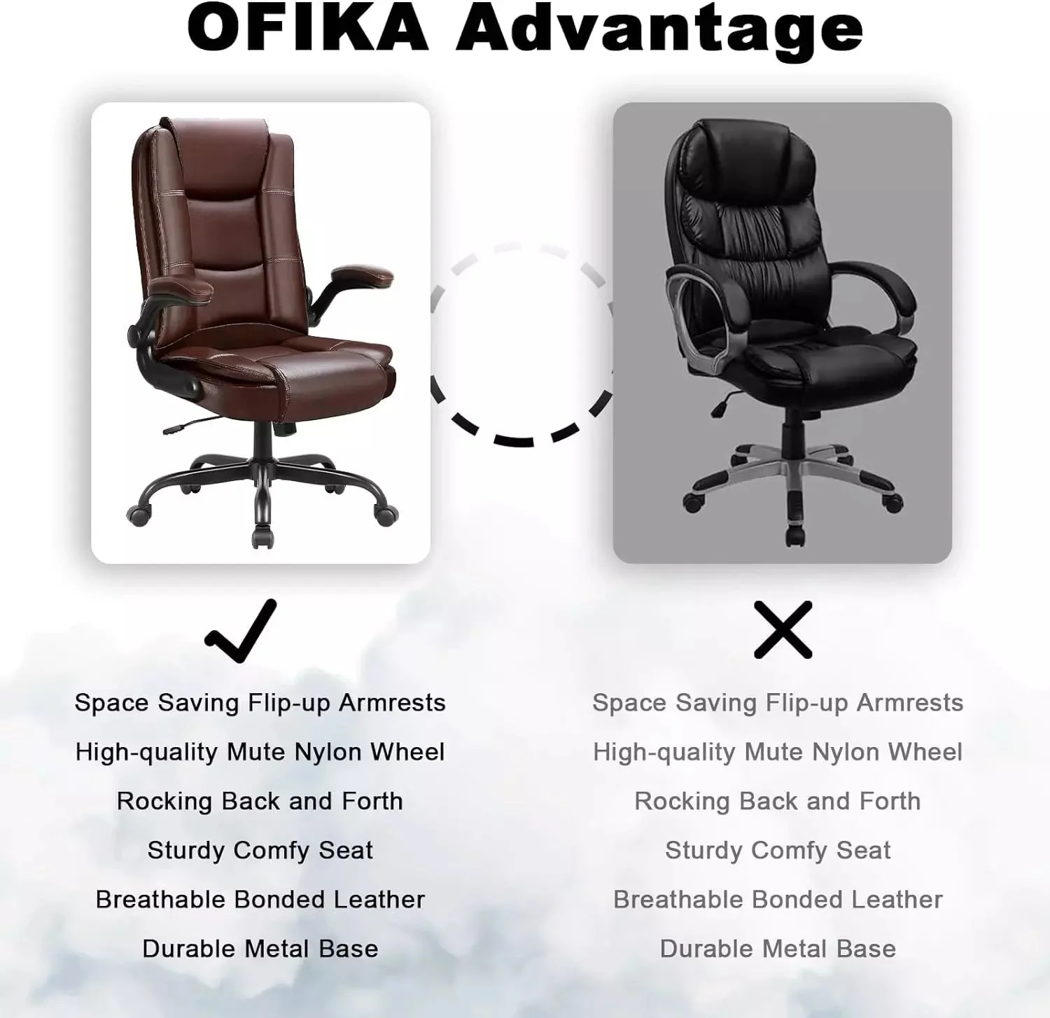 VITESSE Big and Tall Office Chair Computer Desk Chair - Image 11