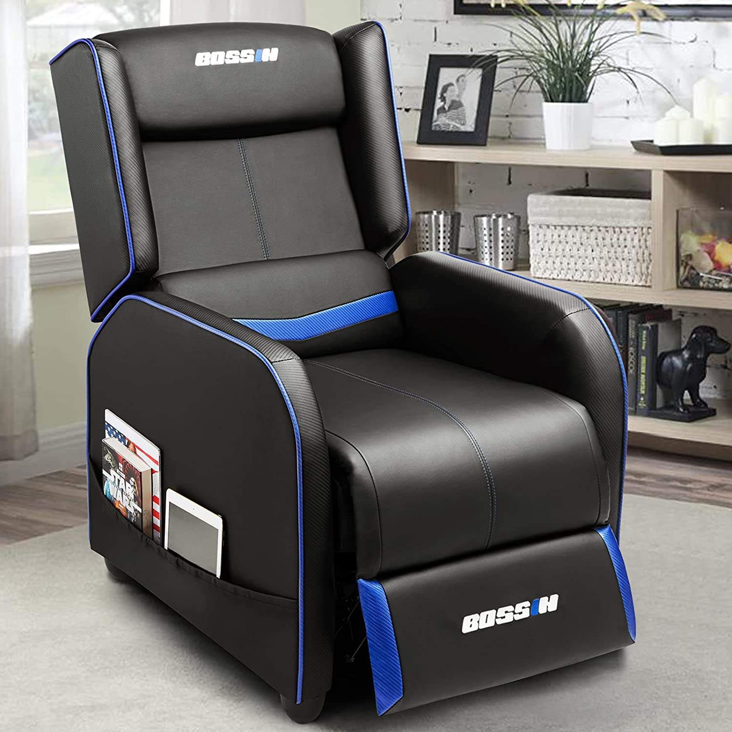 Waleaf Ergonomic Gaming Recliner Chair,PU Leather Recliner Seating Sofa - Image 15