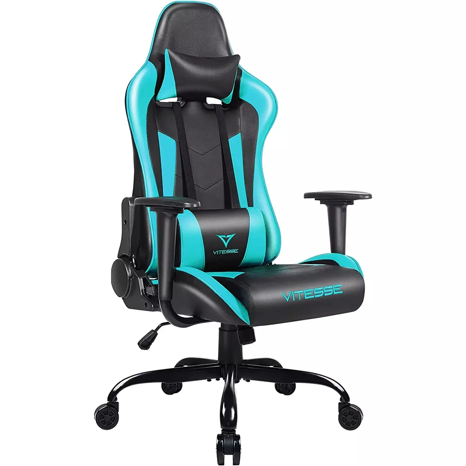 Bossin Ergonomic Leather Gaming Chair, Reclining PC Gaming Chair - Image 43