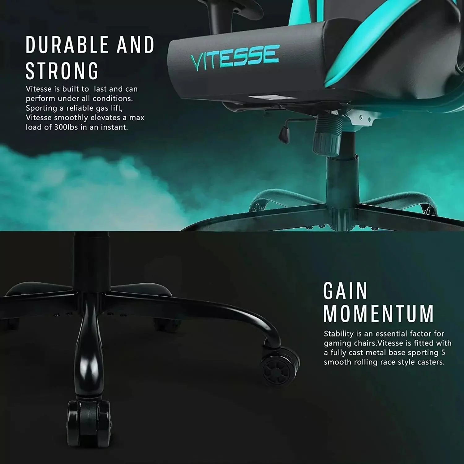 Bossin Ergonomic Leather Gaming Chair, Reclining PC Gaming Chair - Image 51