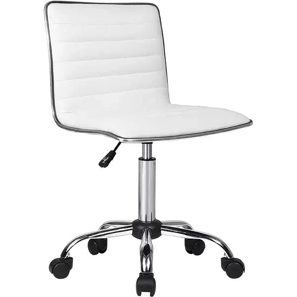 BOSSIN Mid-Back Height Adjustable Office Chair, Armless Swivel Task Chair - Image 8