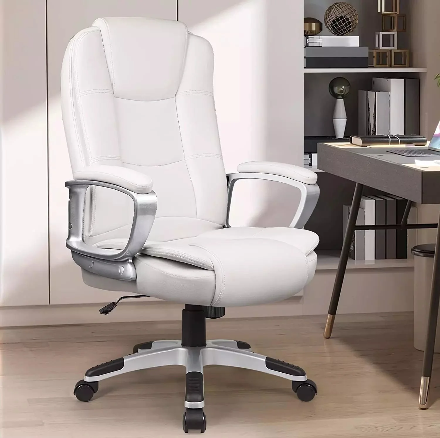 Waleaf Office Desk Chair,Big and Tall Managerial Executive Chair - Image 14